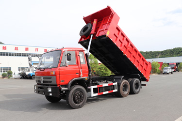 6×4平頭排半153越野自卸車_東風紅旋風貨物運輸車_四驅礦山專用越野自卸車